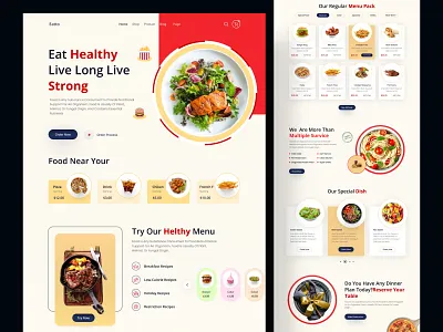 Food Delivery App Landing page branding dailyui delivery app design eat eating food food and drink food delivery food delivery landing page food delivery services food order pizza app resturant app ui uiux ux web webdesigner website