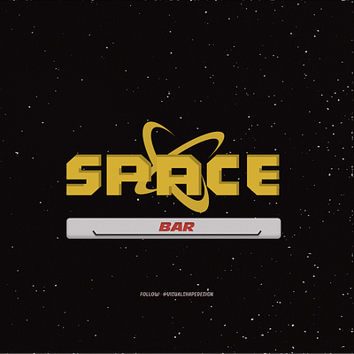 Space Bar bar design graphic design illustration logo space space bar typography vector