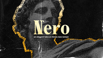 Nero Free Font font font familt free font gothic graphic design minimal modern poster design sans sans serif times roman typeface typography