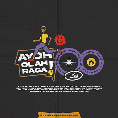 AYOH OLAH RAGA 03 branding design graphic design illustration logo typography vector