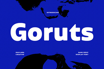 Goruts Sans Font animation branding design font fonts graphic design illustration logo maulana creative modern nostalgic poster ui webfont