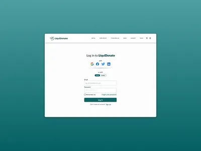 Log In Screen design login product product design ui ux