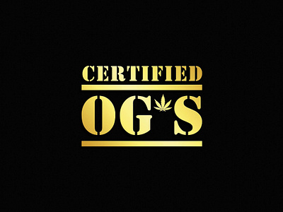 Certified OG'S Cannabis Hemp Cbd Logo Design logo medical cannabis packaging