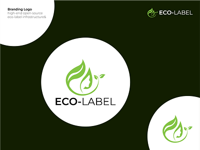 ECO-Label, Modern Logo-Design Concept 3d animation brand branding design eco label graphic design illustration logo logo design logos logotype modern logo motion graphics ui vector