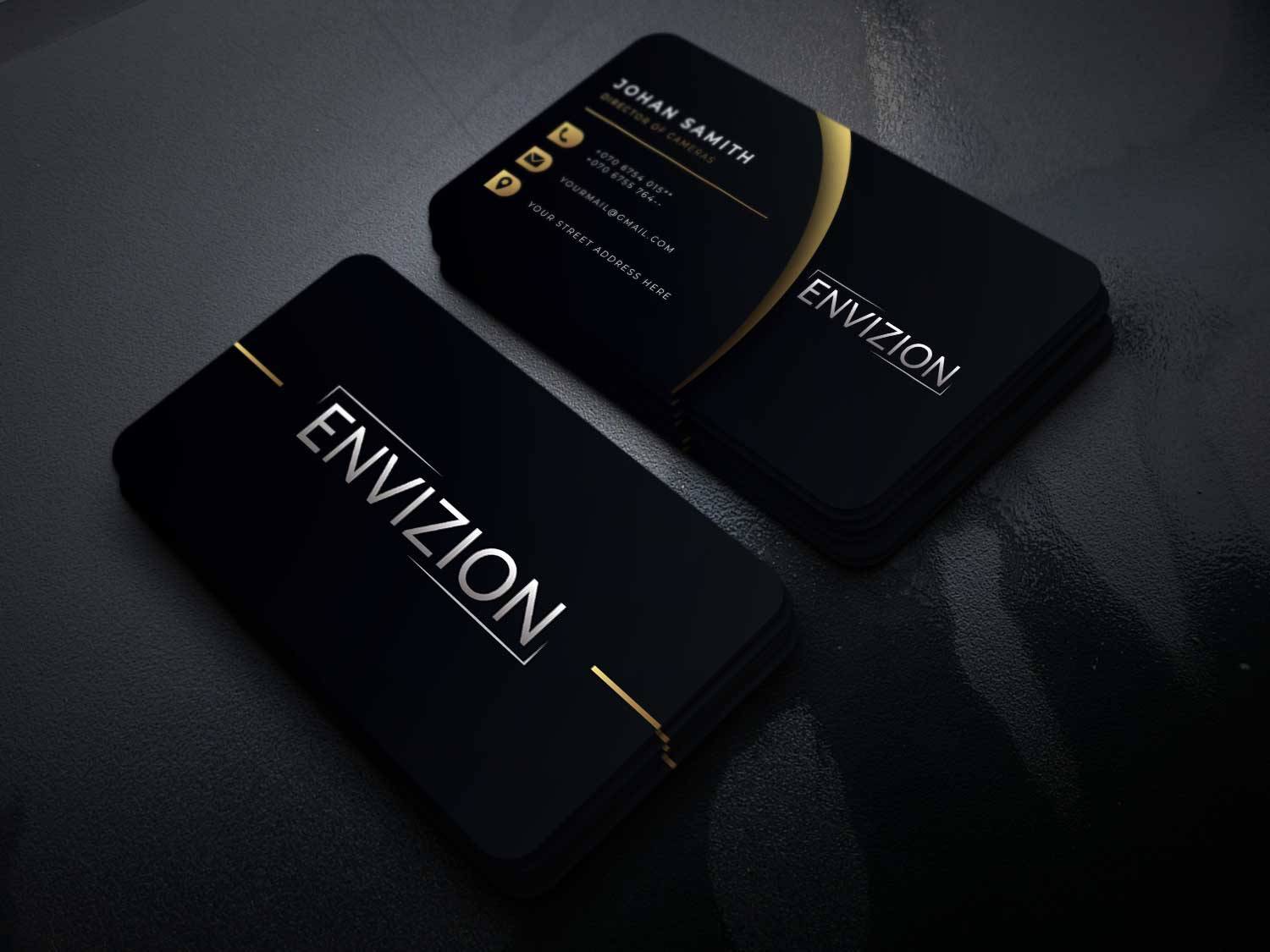 Professional Busness Card Design by Mahatir Mushfiq Megh on Dribbble