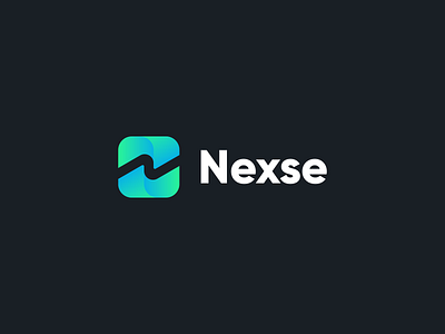 Nexse-Tech Logo ai branding design forsale gradient graphic design logo n n letters logo tech technology vector