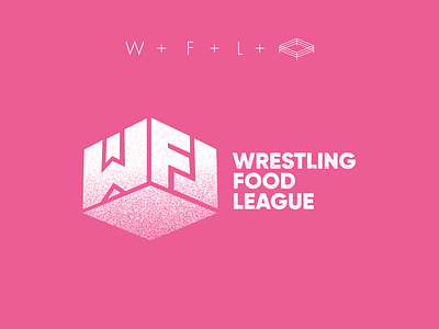 Logo Wrestling Food League design hand type handmadefont illustration logo type wrestling