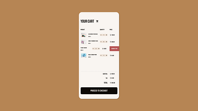 Shopping Cart cart dailyui mobile shop shopping ui uidesign