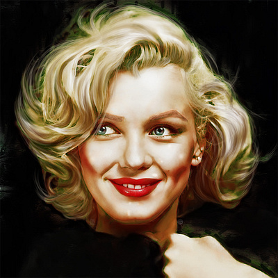 Norma Jean illustration portrait