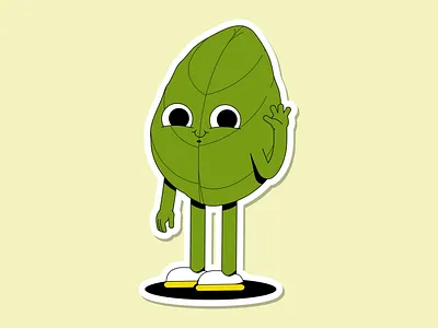 Basil Character 2d basil character cute design illustration