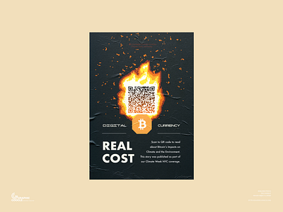 QR x Design article bitcoin cryptocurrency educational experiment experimental exploration fire graphic design graphic illustration illustrator pixel pixel art poster qr qr code typography vector