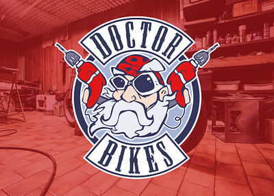 Doctor Bikes bikes garage illustration motorcycles old man repair wisdom