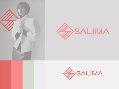 SALIMA Fashion Logo Design 3d animation branding fashion logo graphic design logo logo design motion graphics ui