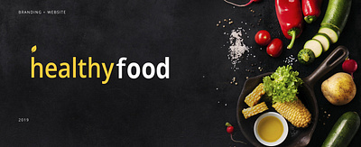 Healthy food | Branding design logo брендинг вебсайт лендинг