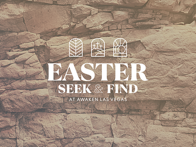 Easter at Awaken easter good friday illustration jesus lines palm sunday resurrection sunday