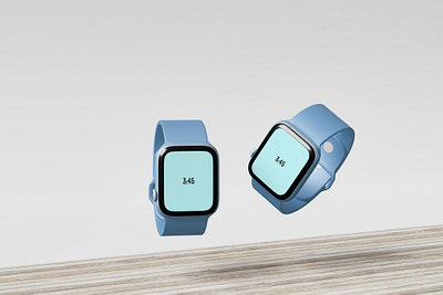 Smartwatch Mockup 3d animation graphic design mockup smartwatch ui