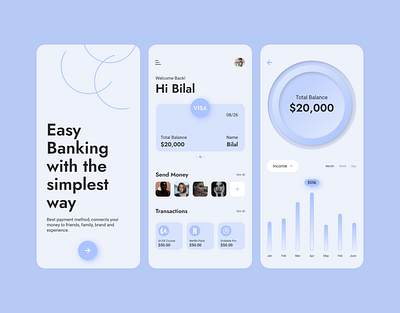 Banking App UI ui ux