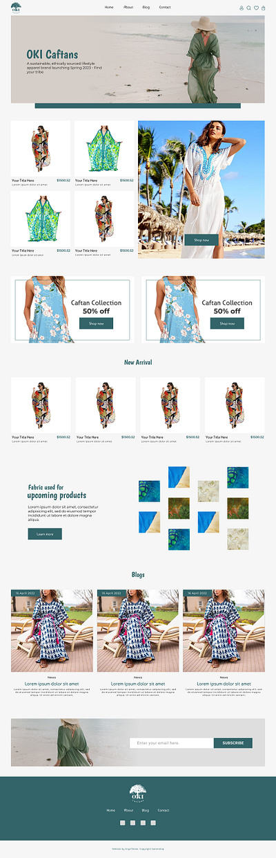 Caftan Brand USA ui ux