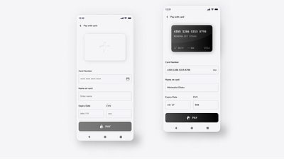 [Minimalist] Credit Card Checkout - Daily UI #002 002 add card app payment black and white card checkout credit card credit card checkout daily ui daily ui 002 dailyui002 debit card minimalist minimalist design mobile payment neumorphism payment payment screen ui