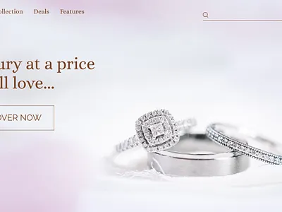 LUX Jewellery Website 3d design adobe illustrator branding design figma graphic design illustration logo ui vector