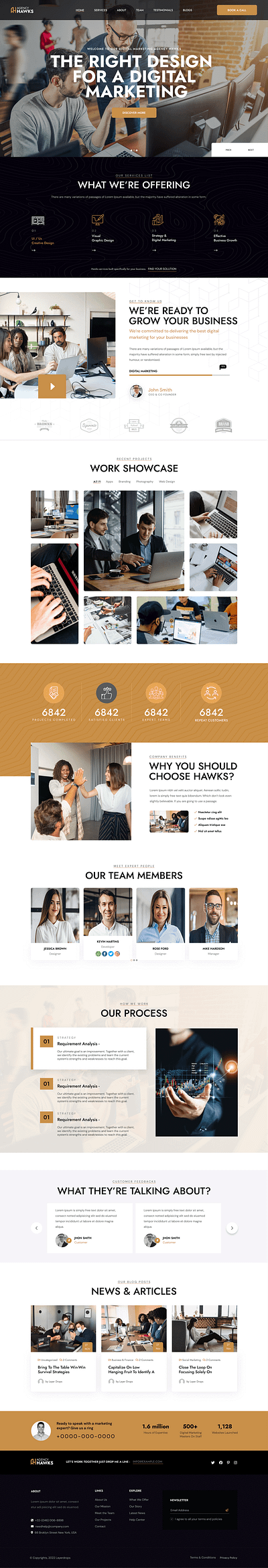 Digital Marketing Agency ui ux