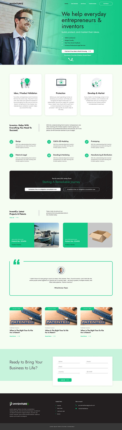 Digital Marketing Agency Landing Page Design ui ux