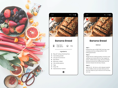 Daily UI, Day 40: Recipe branding dailyui design graphic design illustration typography ui ux