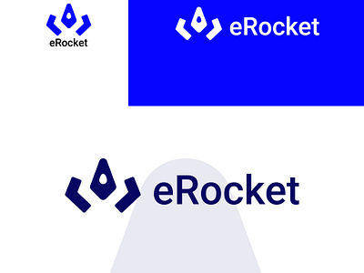 eRocket clean cleanlogo devlogo graphic design logo minimal simple unique webdevelopmentlogo webdevlogo
