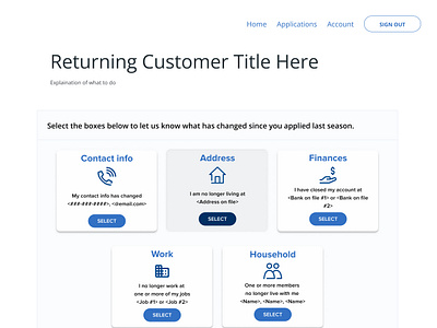LIHEAP Returning Customer Feature