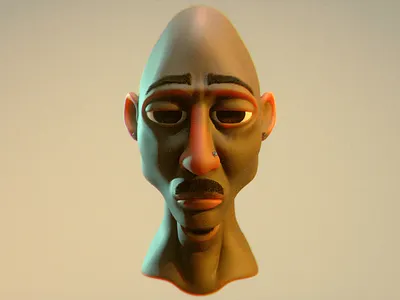 "TUPAC" Sculpt 3d animation art character sculpt