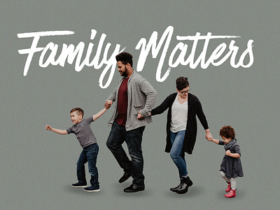 Family Matters Sermon Series church church ministry design family graphic design logo sermon series