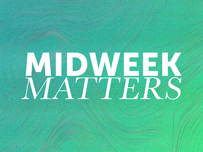 Midweek Matters church church ministry design graphic design logo midweek