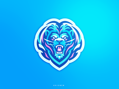 Lion illustration logo mascot sport logo