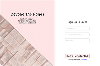 Landing Page for a Book Resource landing page