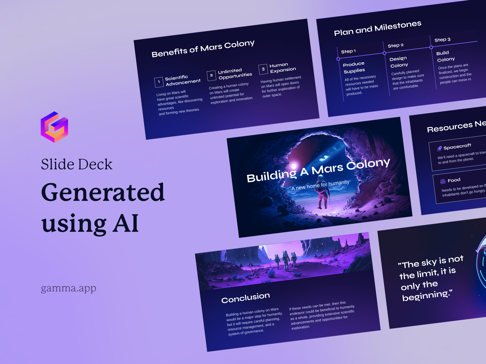 presentation slide deck ai