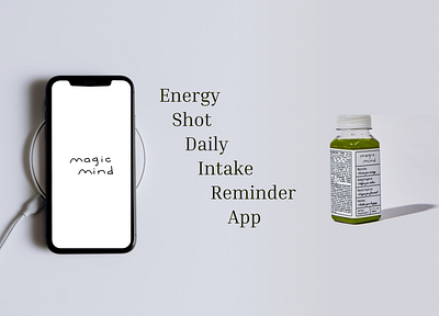 Drink Energy Shot Reminder App appdesign trackingapp ui uidesign