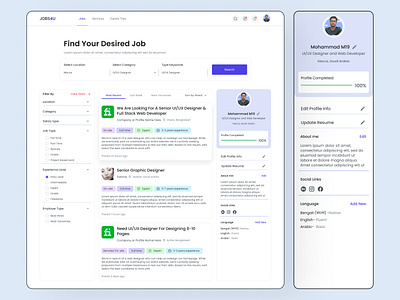 Job Finder- Landing Page Concept career clean creative dasboard design design concept employment figma fing job hire hiring inspiration job job finder job platform landing page recruitment saas ui uiux