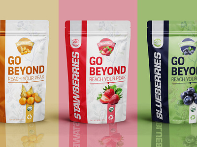 Food Pouch Packaging Design 3d pouch mockup blueberries pouch design branding food pouch food pouch design graphic design label design packaging design pouch pouch design pouch mockup pouch packaging pouch packaging design product packaging design realistic mockup strawberry pouch packaging