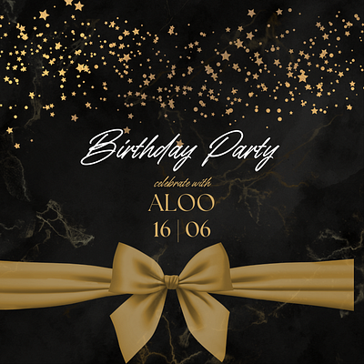 Birthday Card- Sample animation branding canva graphic design logo