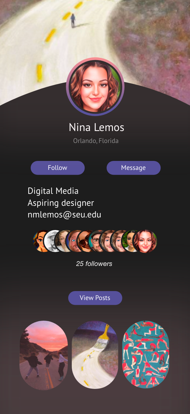 Mock Social Media Profile Exercise