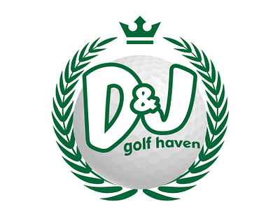 D&J Golf Haven branding design graphic design logo design vector