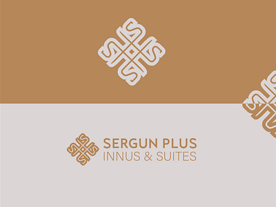 SERGUN PLUS Logo design 3d animation branding graphic design hotel branding hotel logo logo motion graphics suites logo ui