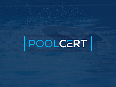 Pool Cert logo design branding business logo custom logo design graphic design logo logo design logo design challange logos minimalist logo modern logo pool logo swimming vector