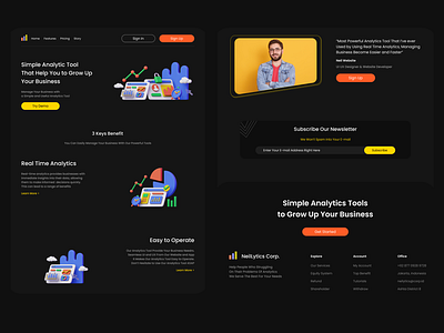 Analytics Web Design analytics app appdesign branding design illustration logo tools ui uidesign ux uxdesign web web design website website design