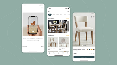 The Ring - Furniture Mobile App bed chair decor decoration e commerce ecommerce ecommerce mobile app funiture furniture app homedecor interior interior design minimalist online app shop sofa store table website woocommerce