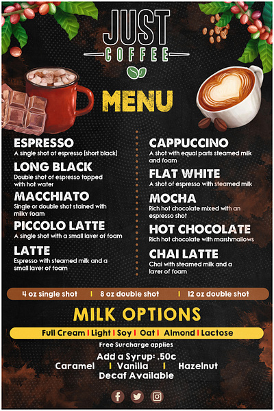 COFFEE menu cartoons sri lanka charithmania coffee coffee menu design earn money online fiverr design fiverr sri lanka graphic design illustration work from home