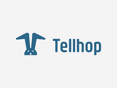Tellhop! animal brand branding bunny character design icon illustration letter logo logo design mark mascot pet rabbit saas symbol t tell tellhop