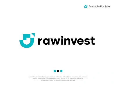 raw investment logo design arrow brand identity branding crypto logo cryptocurrency design finance financial logo i letter invest investment logo logo logo design minimal logo r letter trading