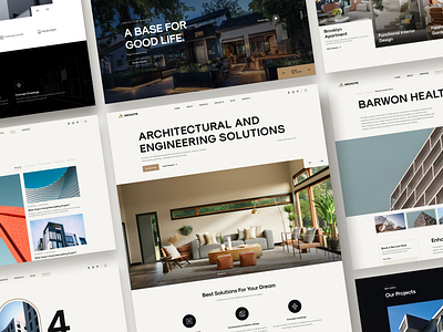 Archutis - Architecture & Interior Website architecture design architecture website interior architecture interior design interior website minimal ui ui website ux web design