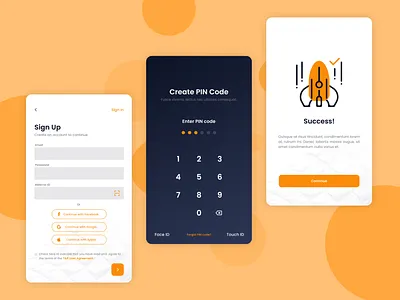 Proposed Fintech App - T&A🔥 app branding dashboard design face recognition fintech graph graphic design illustration invest investing app investment mobile mobile app money sign in sign up statistics trending ui